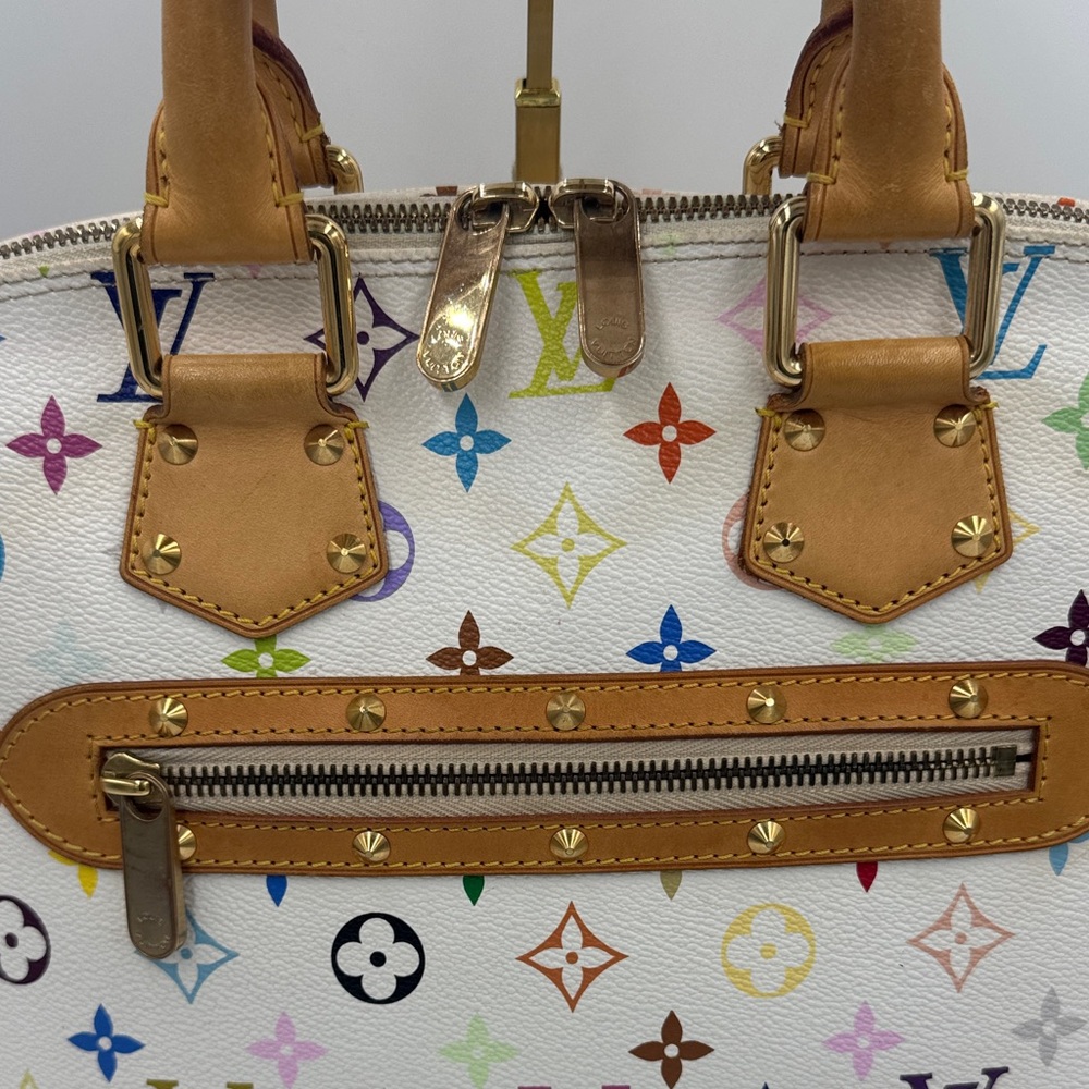 Louis Vuitton White Murakami Alma - Picture 2 of 12